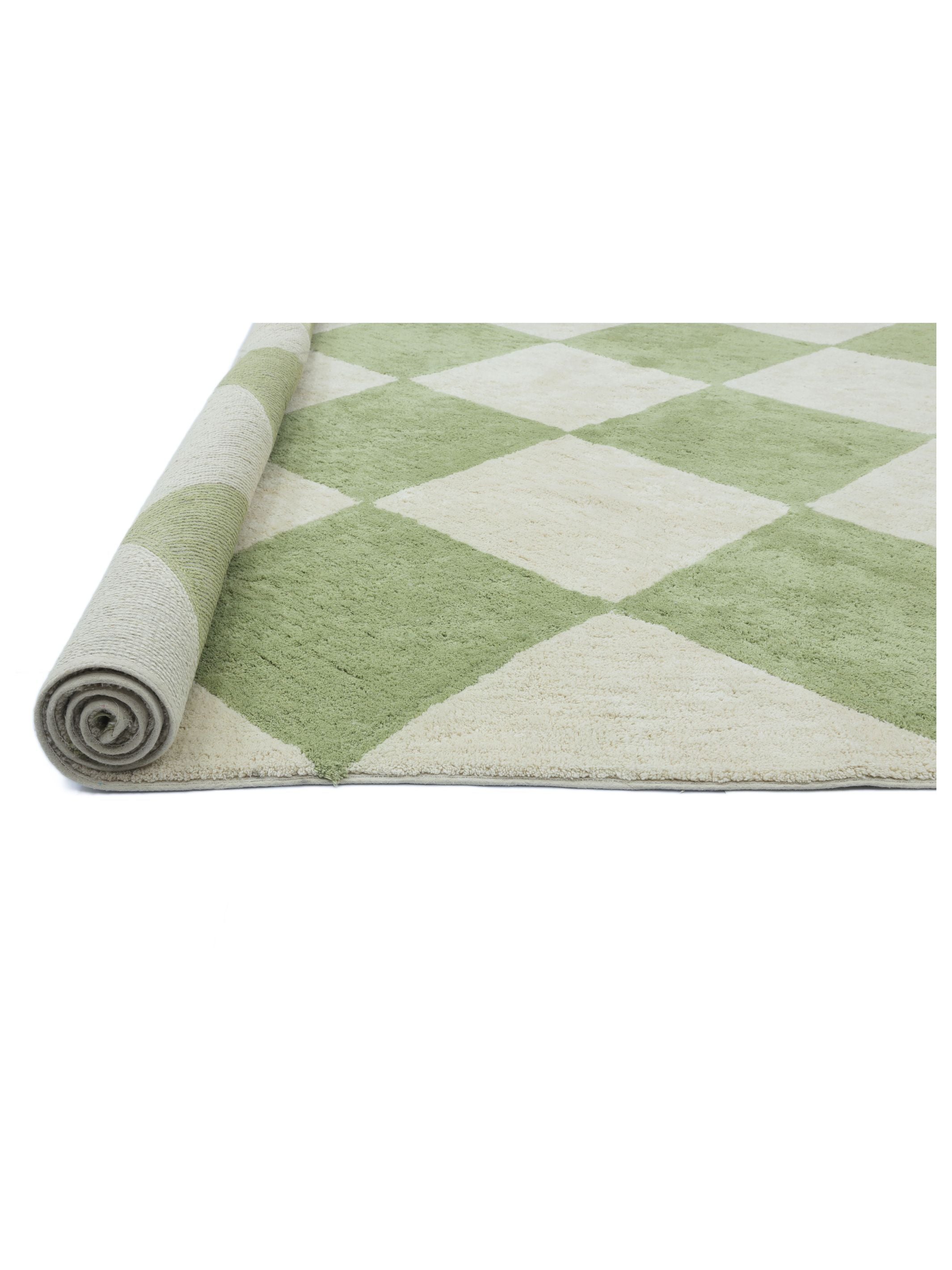 Checker Rug - Sage