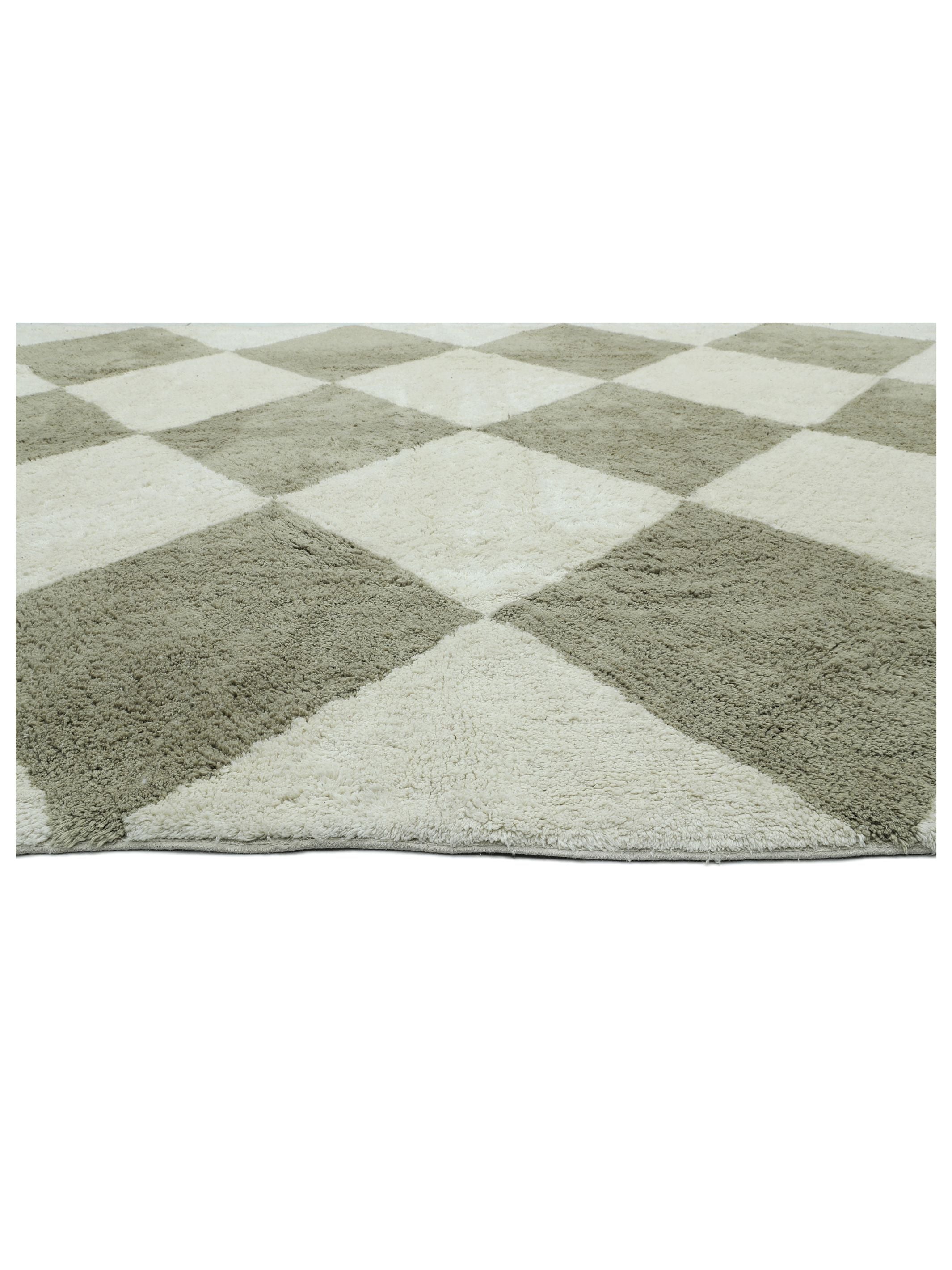 Taupe Checker Rug