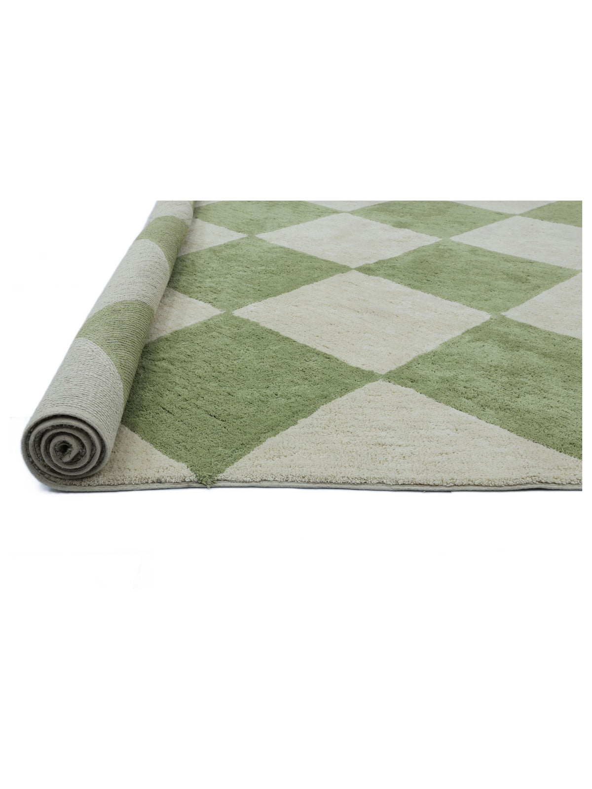 Checker Rug - Sage