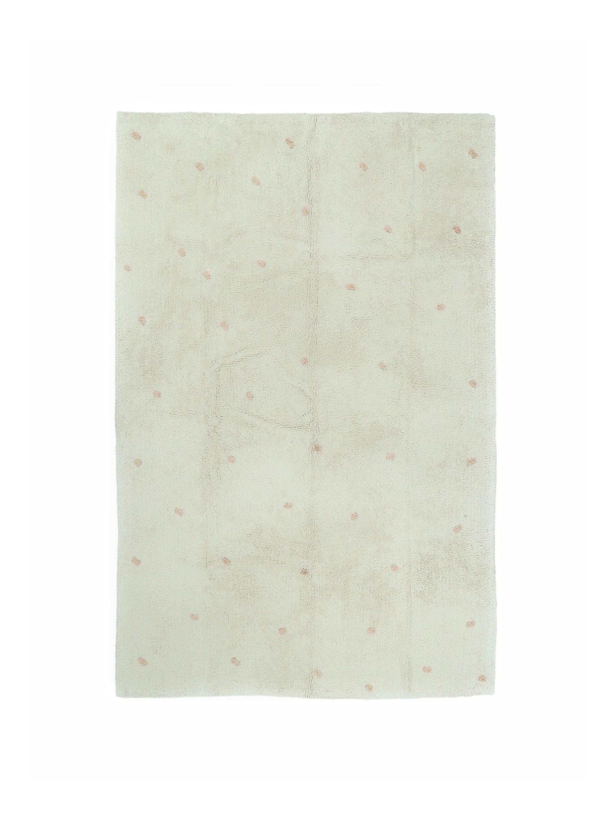 Dot Rug - Dusty Coral