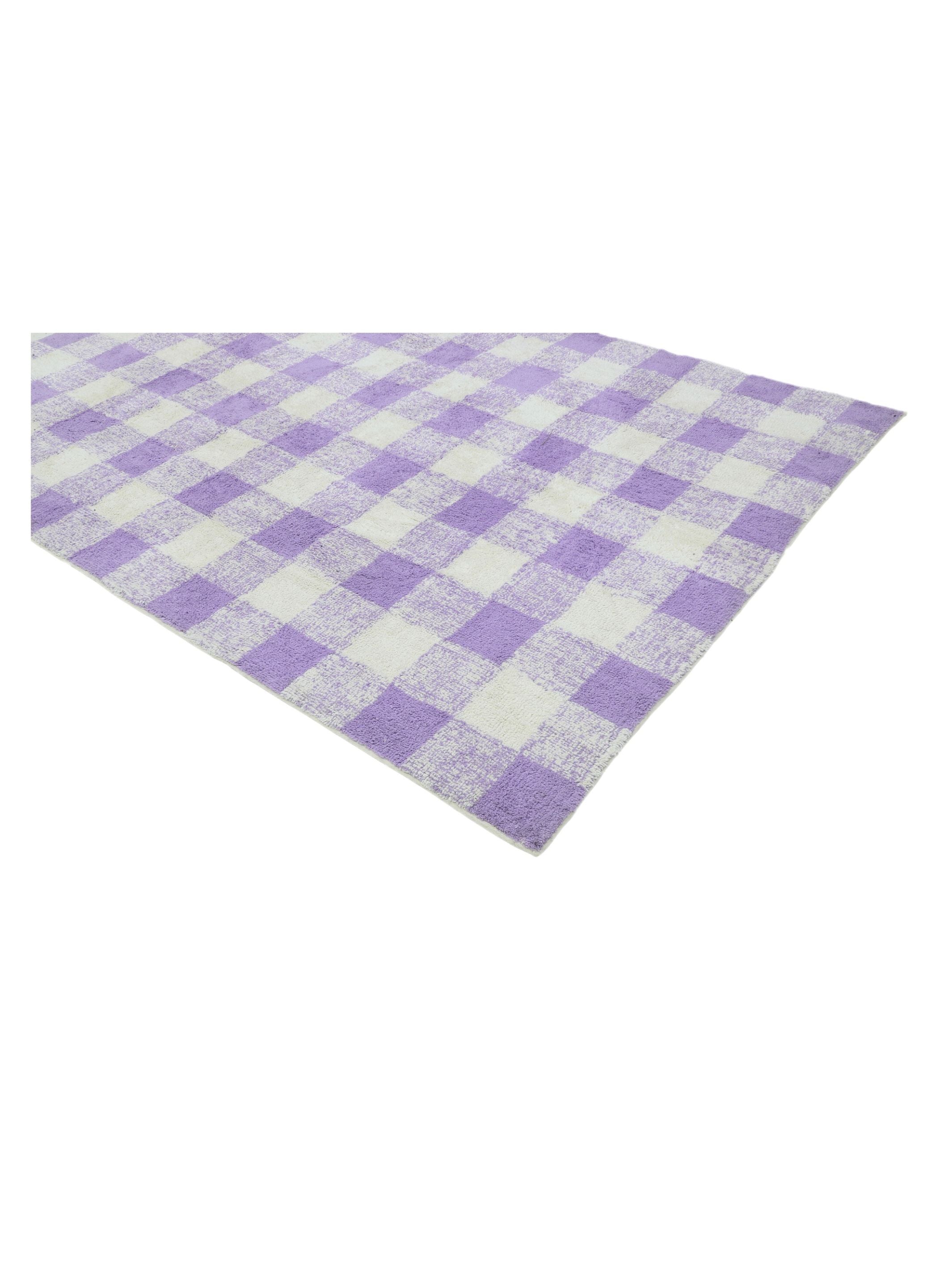 Gingham Rug - Lavender