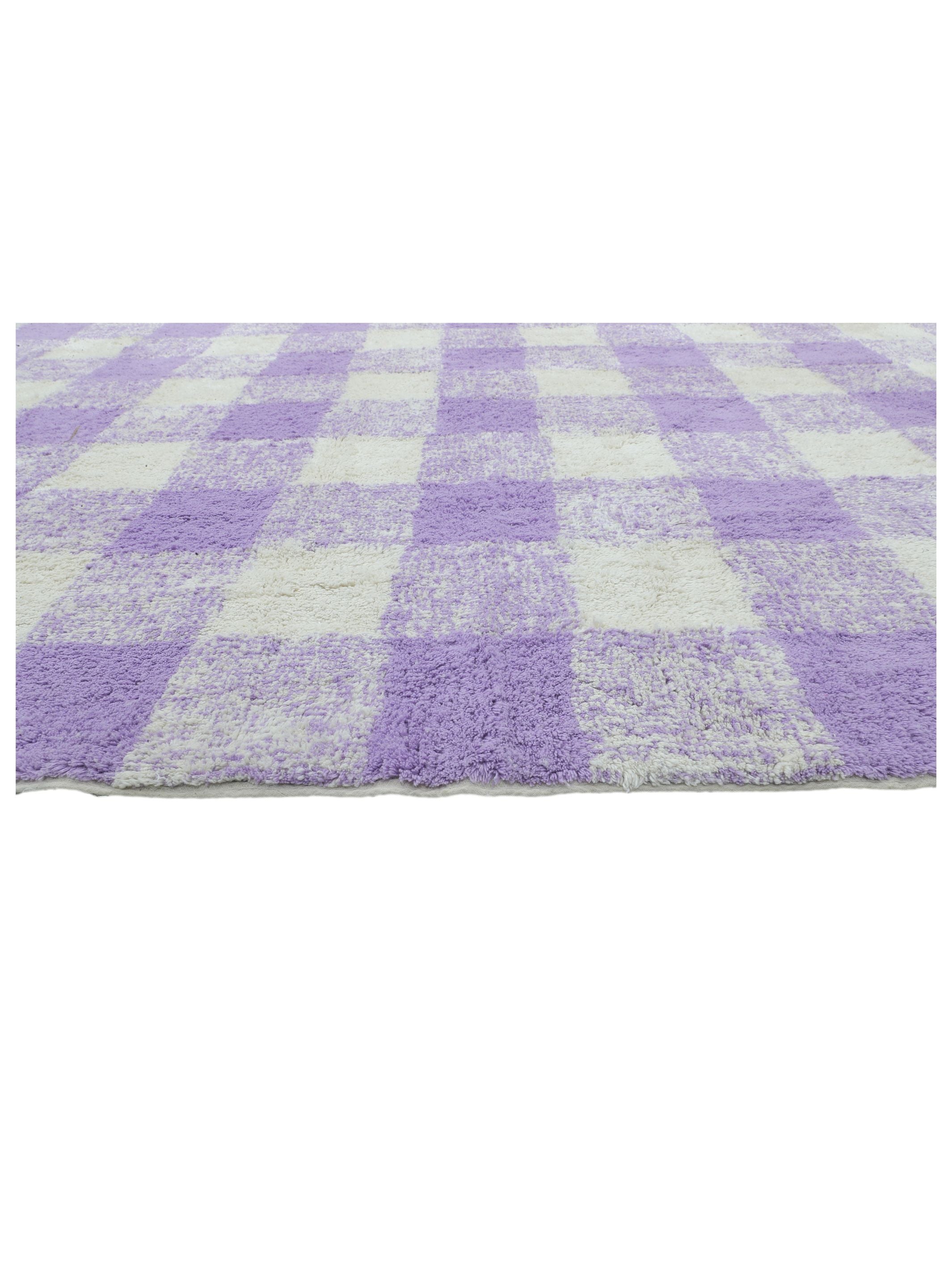 Gingham Rug - Lavender
