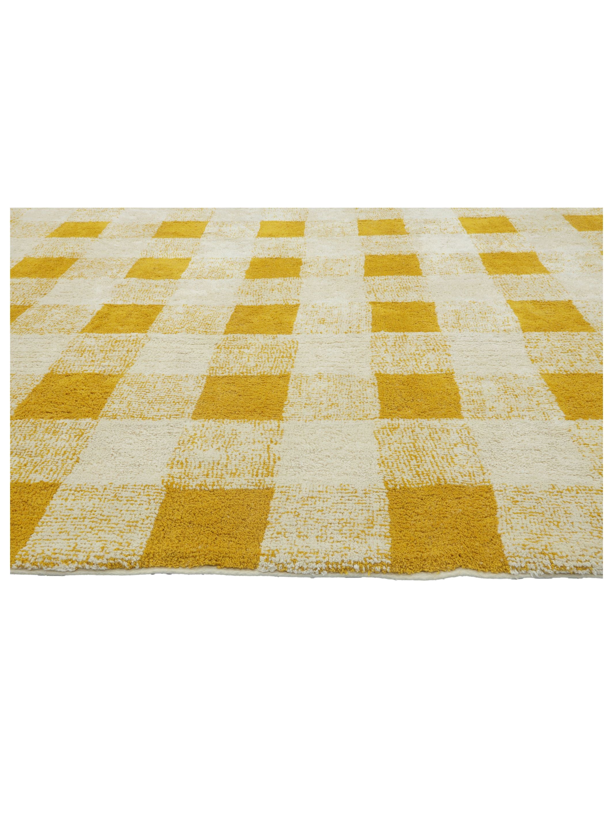 Gingham Rug - Mustard