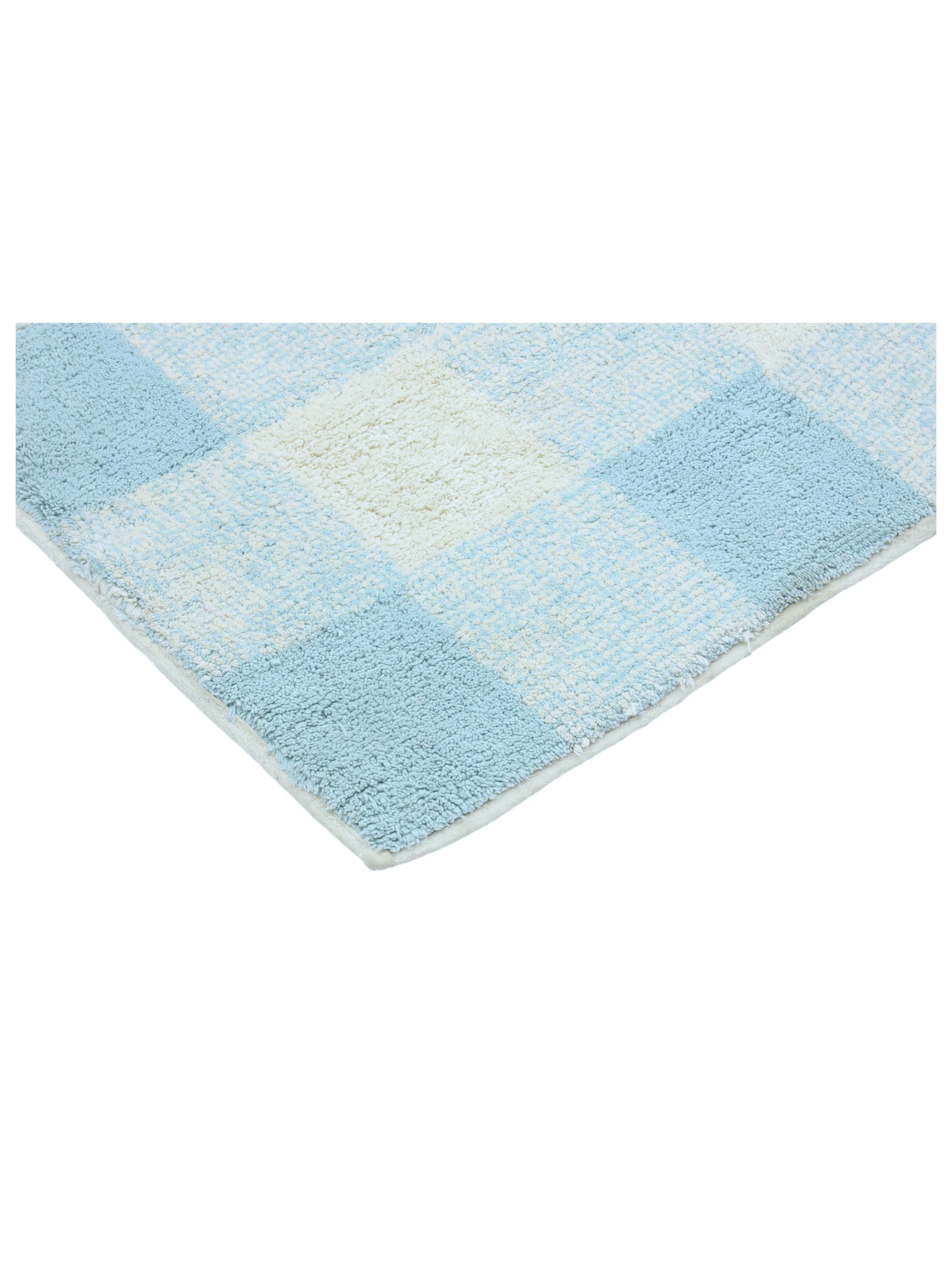 Gingham Rug - Sky