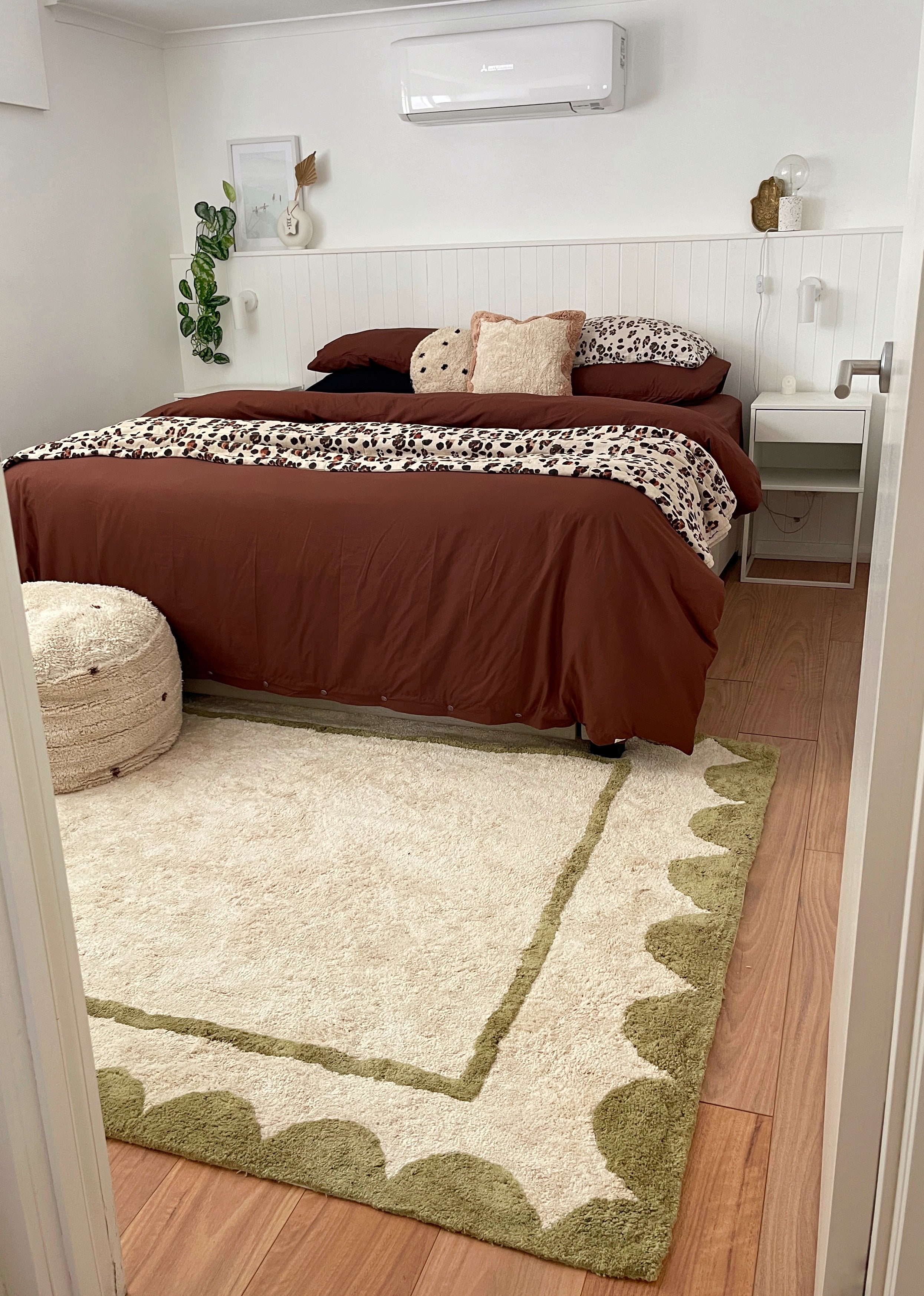 Scallop Rug - Sage