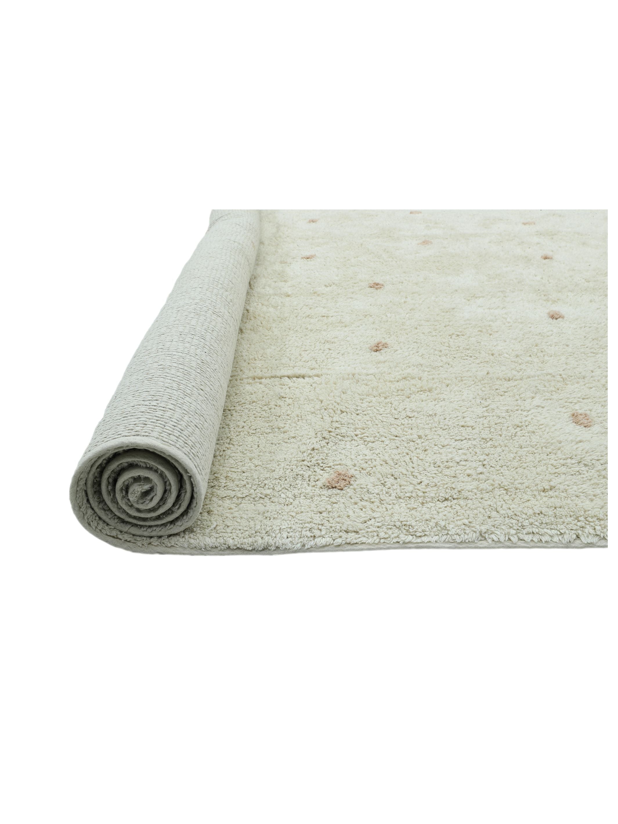 Dot Rug - Dusty Coral