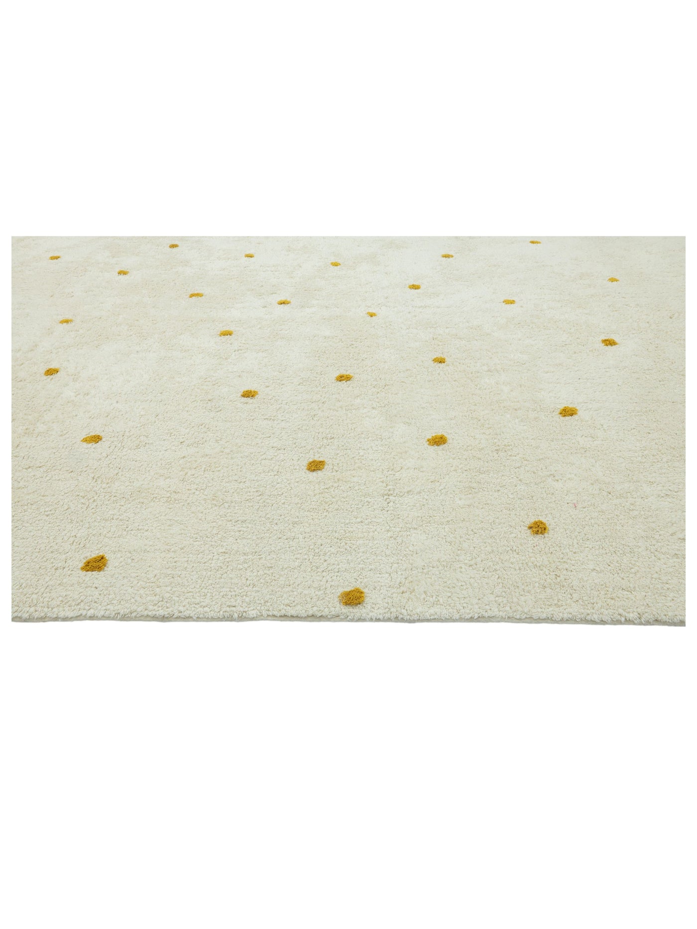 Mustard Yellow Dot Rug
