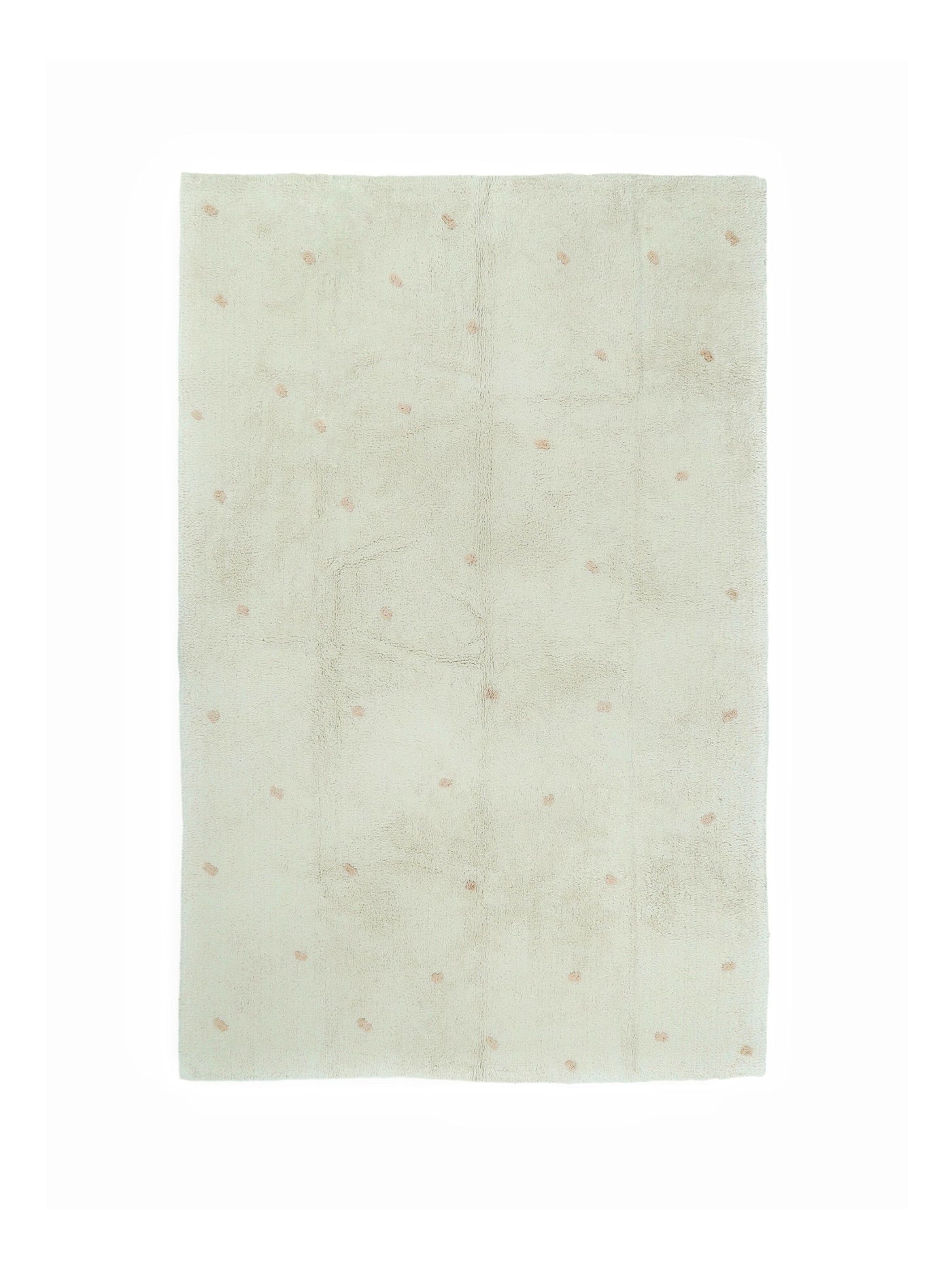 Dusty Coral Dot Rug
