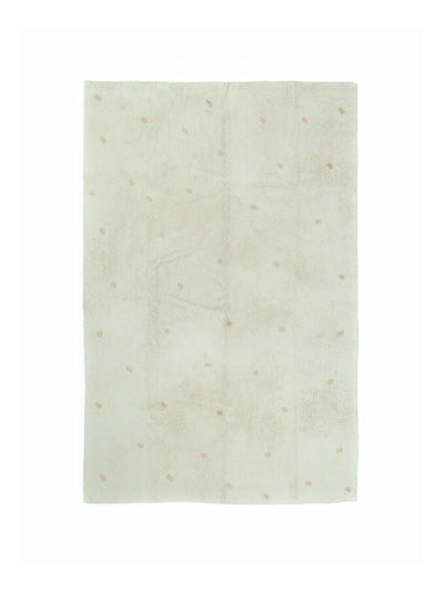 Dusty Coral Dot Rug