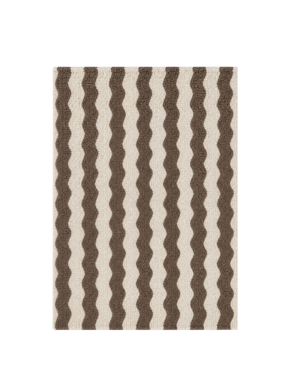 Wave Rug - Chocolate Brown